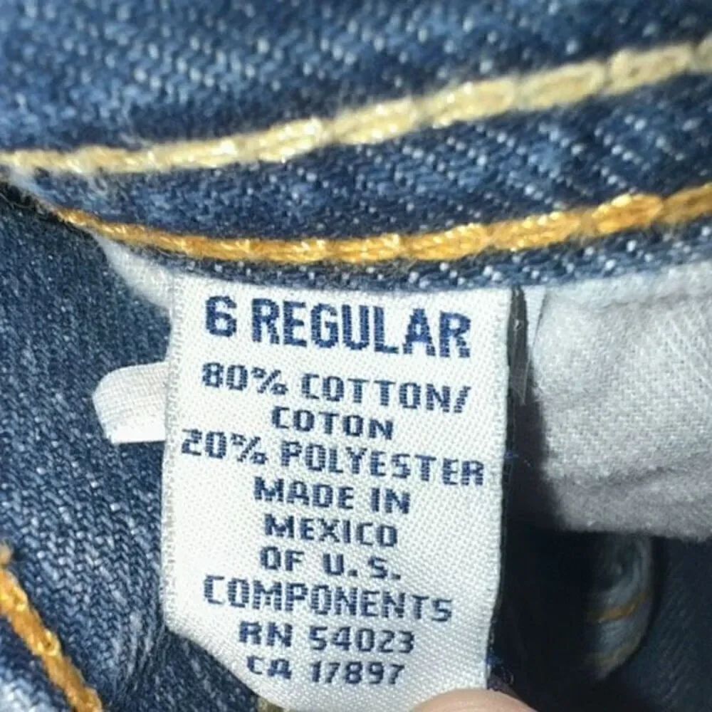 Old Navy Vintage Ultra Low Waist Capri Jeans 6 Regular - Picture 10 of 10